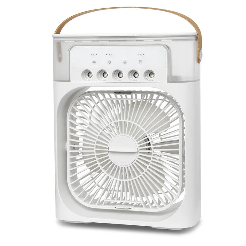 Climatiseur Portable 3 en 1, petit refroidisseur d'air domestique, veilleuses LED, humidificateur, réglage de l'air, ventilateurs pour la maison
