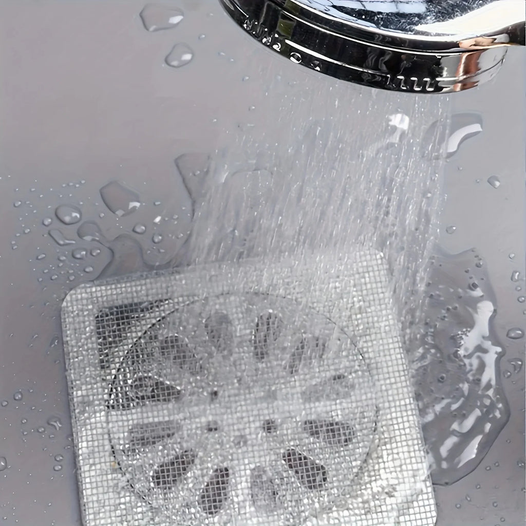 Floor Drain Sticker, Insect-proof Self-adhesive Bathroom Hair Filter Net, Sewer Filter, Kitchen Anti-blocking Mesh Net