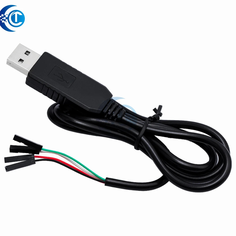1 câble de module USB vers COM : convertisseur automatique USB vers RS232 TTL UART avec PL2303HX