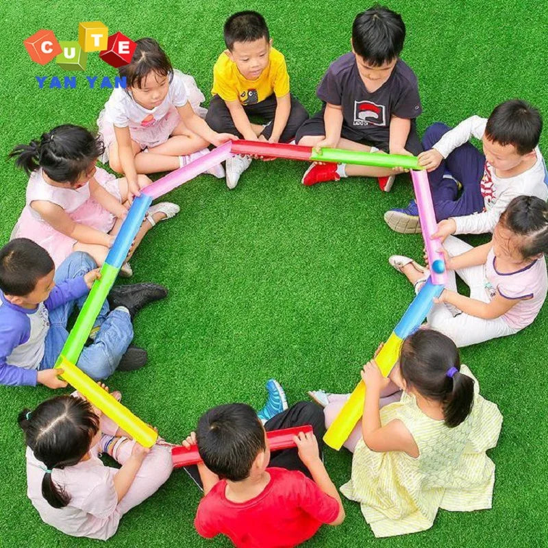 Jeux d'extérieur pour enfants, jeux de défi Pipeline, activités de team building pour adultes, entraînement à l'intégration sensorielle pour enfants, sports de balle jouet