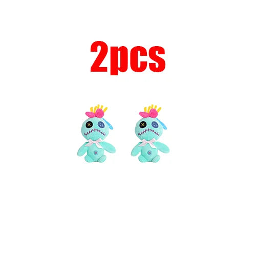 18cm Original Plush Stitch toy Baby Movie Cartoon Model Doll Children Action Figures Stuffed Toys Pendant Gifts