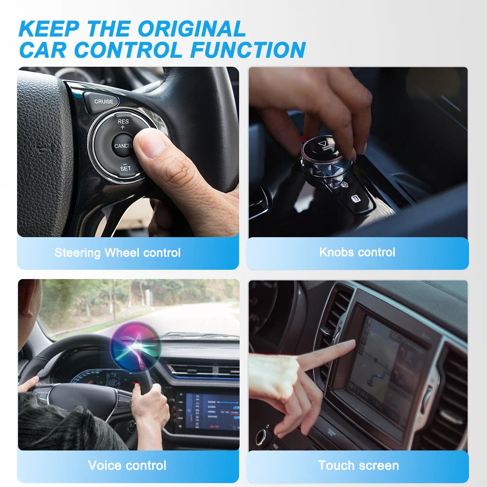 Mini Wireless Carplay Adapter for iPhone, 2025 2 in 1 Stable Universal Wireless carplay Adapter, Convert Wired to Wireless