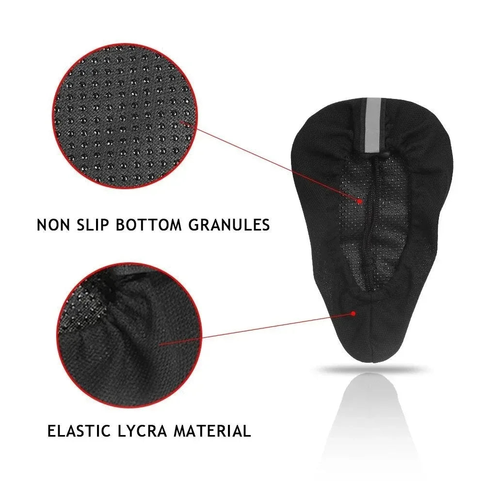 Selle de vélo 2025, housse de selle souple 3D pour VTT, coussin en mousse épaisse et respirante, accessoires de vélo