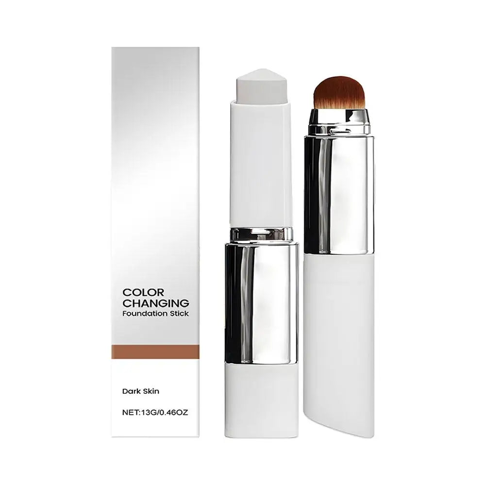 Fond de teint liquide 2 en 1 à changement de couleur, léger, hydratant et illuminateur, pour tous types de peau