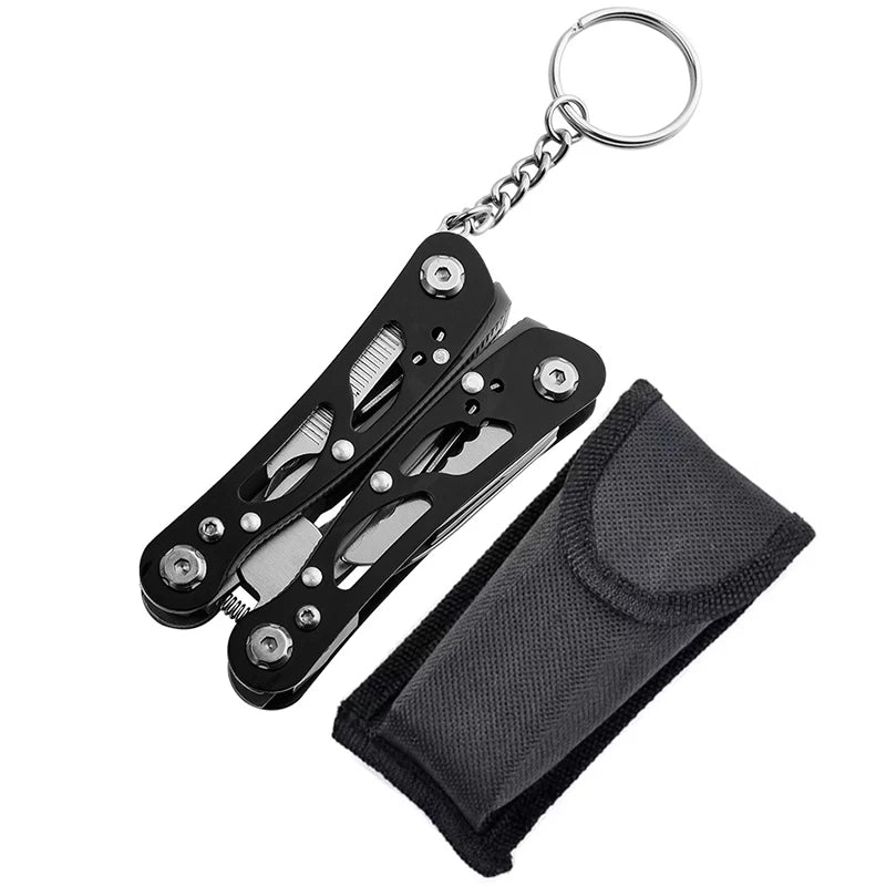 Couteau de poche pliant multi-outils, pince, Mini Portable pliable, chasse en plein air, sauvetage, survie, outil de réparation tactique polyvalent