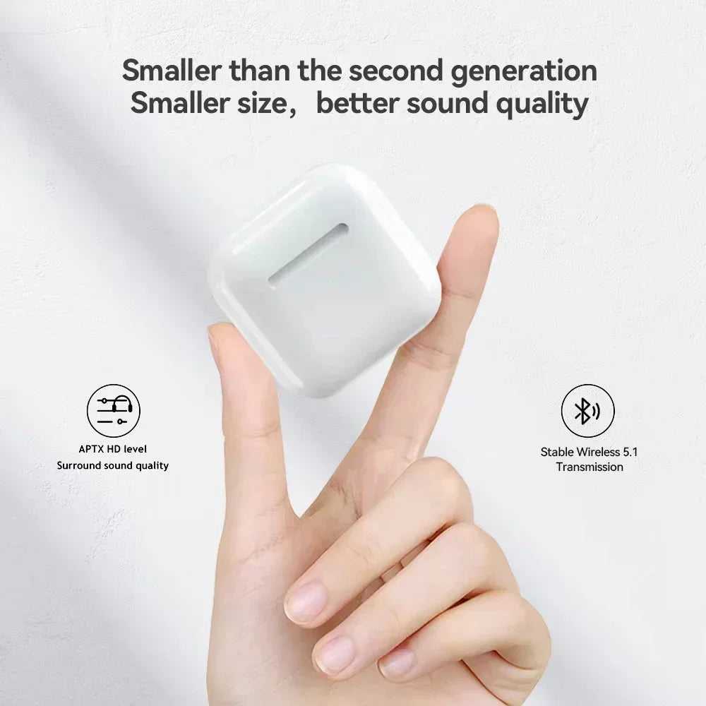 Écouteurs sans fil TWS originaux Fone Bluetooth intra-auriculaires Pro4 compatibles avec tous les smartphones