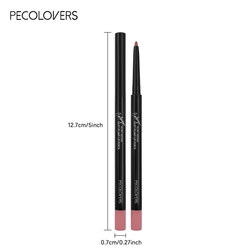 Crayon à lèvres mat waterproof, rouge contour des lèvres, longue tenue, sans transfert, hydratant, 12 couleurs
