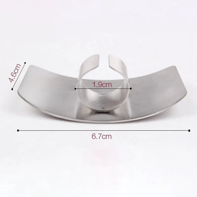 Protège-doigts en acier inoxydable pour protéger les doigts et les mains contre les coupures de couteau, accessoire pour couteaux de cuisine