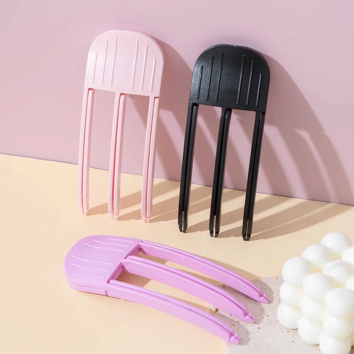 Pinces à cheveux bouclées duveteuses pour frange, racines volumineuses, pinces à cheveux pour femmes, pinces à cheveux à forme fixe, bigoudis volumisants tendance