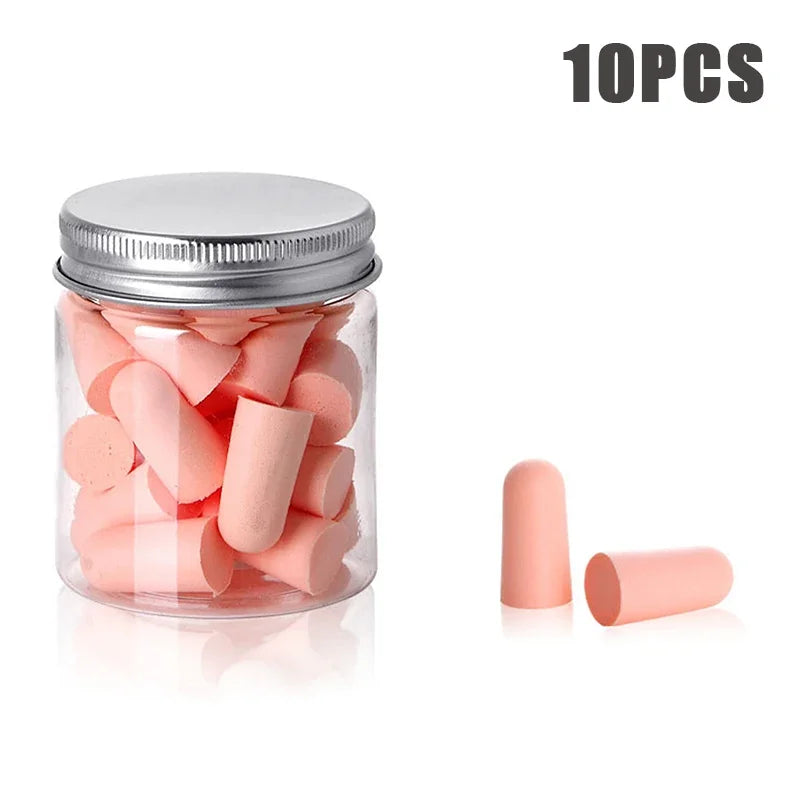 Bouchons d'oreilles en mousse, Type balle, Anti-bruit, pour dormir, multicolore, 24/60/120 pièces
