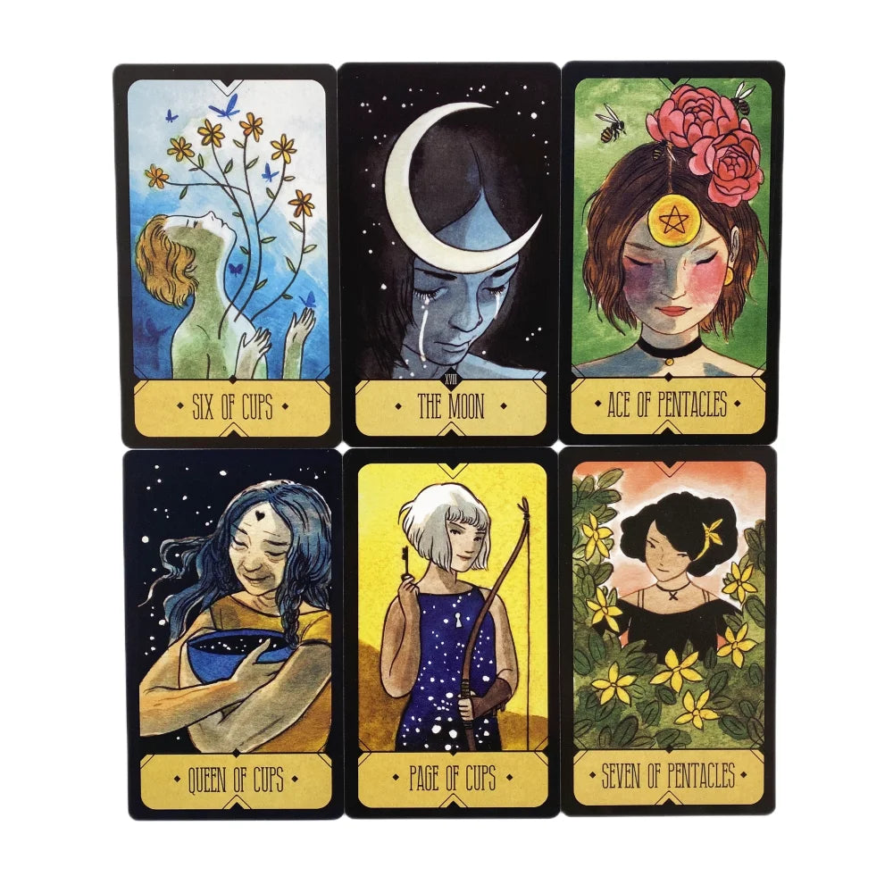 Le Tarot Sasuraibito, un jeu de 78 cartes oracle, édition divinatoire en anglais, jeux de société
