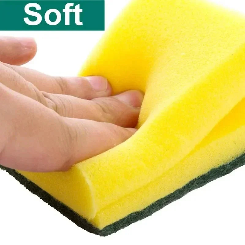 Éponge magique double face très absorbante, pot de nettoyage, éponge antirouille, brosse de nettoyage, outil de nettoyage de cuisine