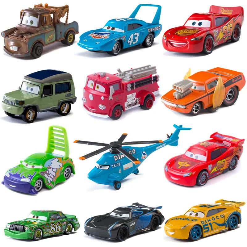 Disney Pixar Cars 3 Lightning Mcqueen, jouets de Collection modèle Mater 1:55, véhicules moulés sous pression, jouet de voiture en alliage pour enfants, cadeaux