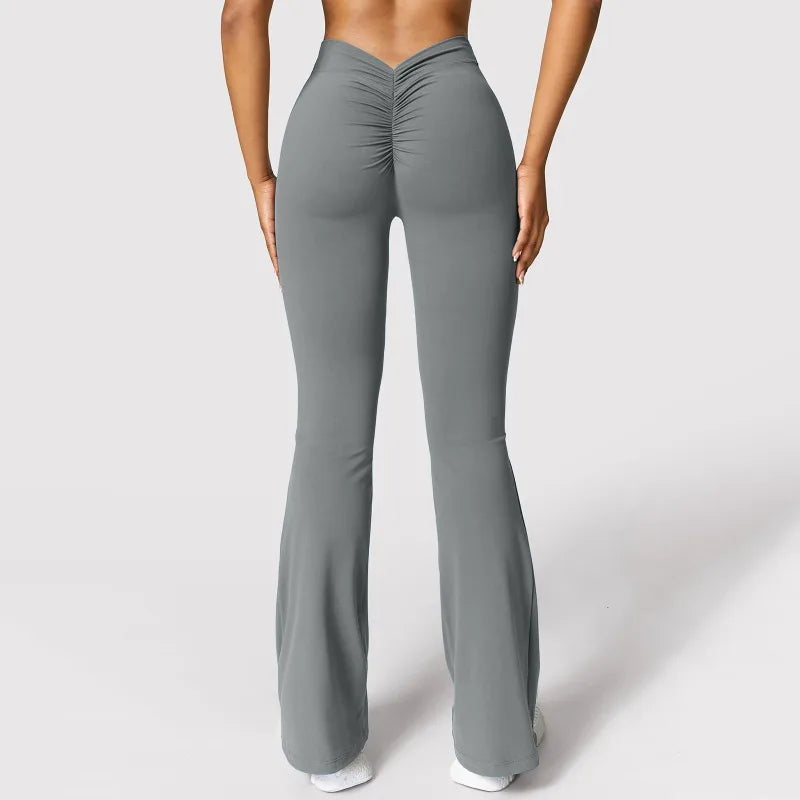 Leggings en microfibre effet seconde peau pour femme, taille haute, push-up, coupe slim, style décontracté.