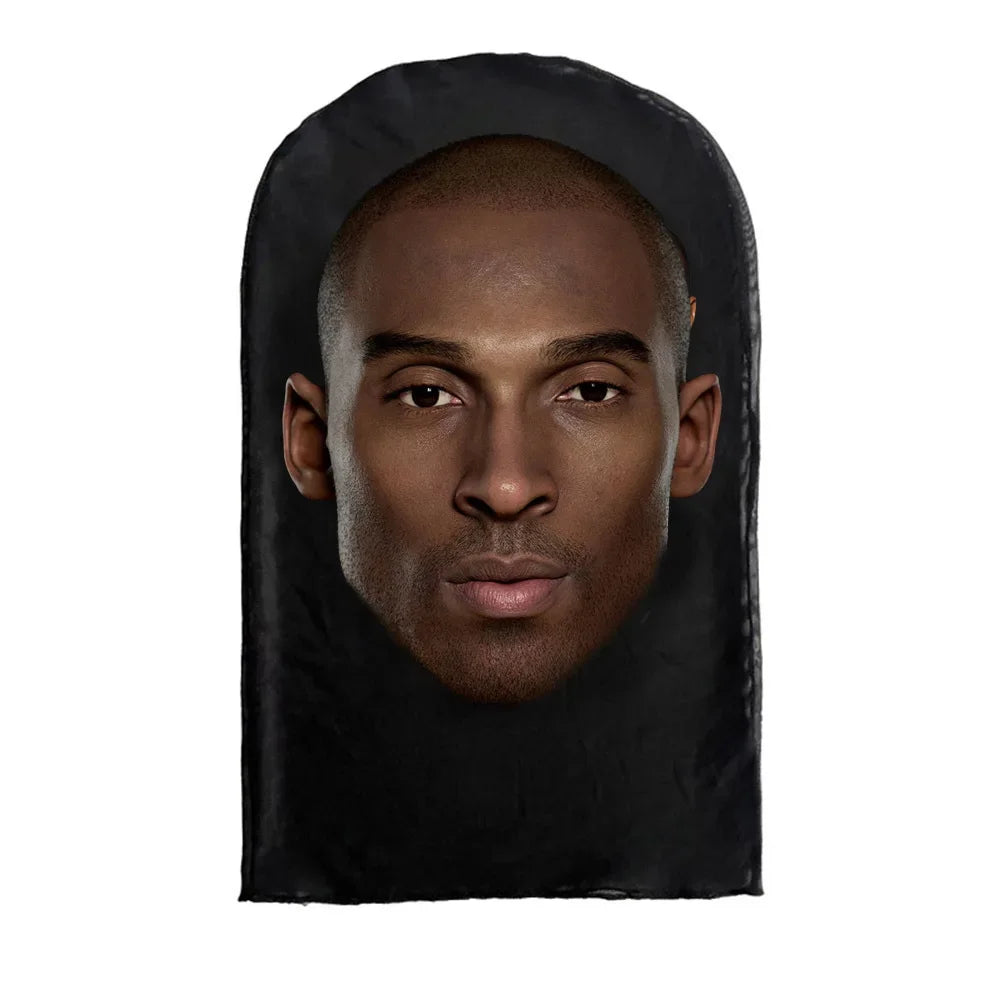 Masque Kanye imprimé en 3D pour cosplay, masque intégral en maille extensible pour hommes et femmes, déguisement de rôle, cagoule tendance pour Halloween