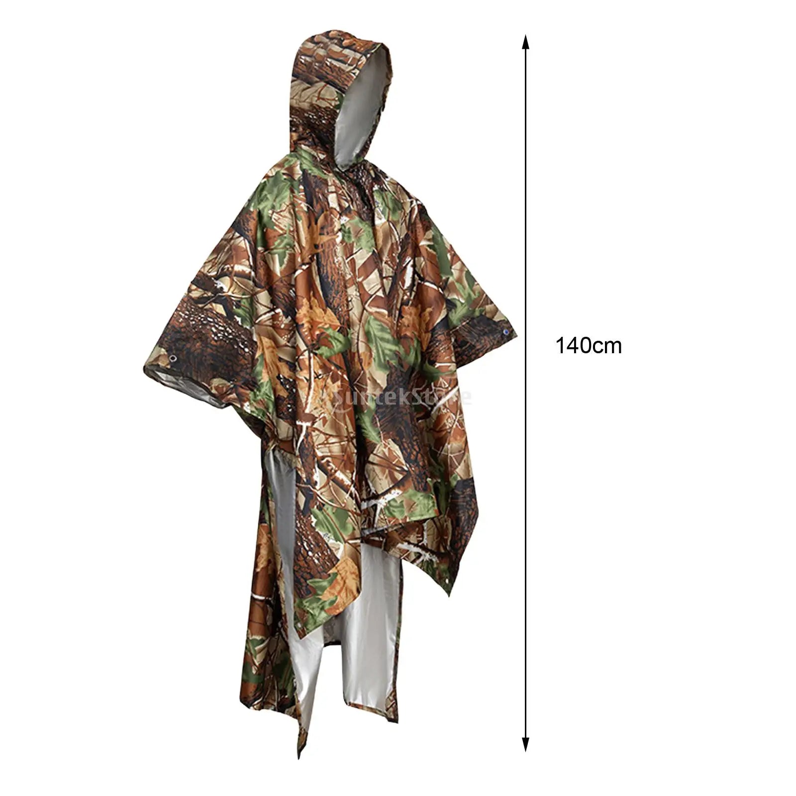 Poncho imperméable réutilisable, bâche légère, abri pour adulte, unisexe, sac à dos multifonctionnel pour la randonnée et les activités de plein air
