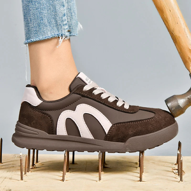 Chaussures de sécurité pour femmes, chaussures de sécurité Comfor, baskets légères, respirantes et antidérapantes, bottes de travail d'été