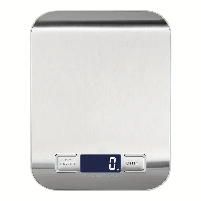 Balance de cuisine 10 kg, balance de cuisine numérique avec fonction de tare, balance électronique de préparation du café, écran LCD en acier inoxydable