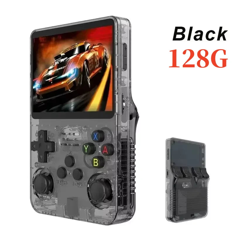 Console de jeu vidéo portable rétro R36S, système Linux, écran IPS de 3,5 pouces, lecteur portable, jeux de 64 Go, plusieurs couleurs sont disponibles
