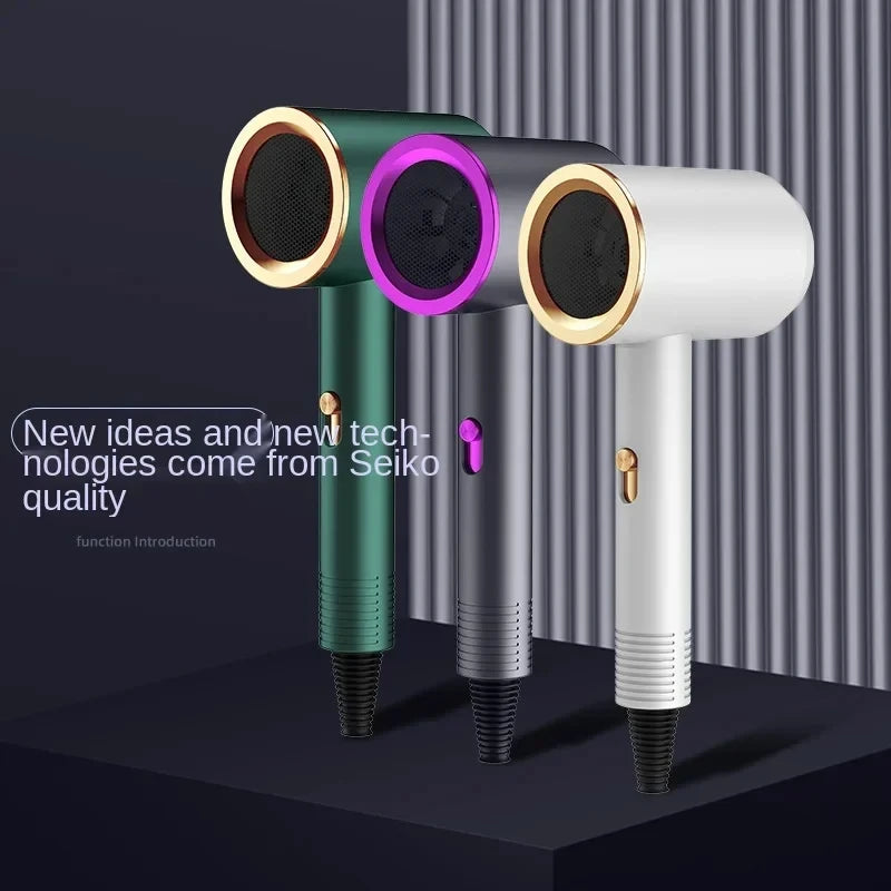 Sèche-cheveux professionnel portable avec protection ionique et thermique, idéal pour la maison, l'hôtel et les voyages. Usage domestique et hôtelier