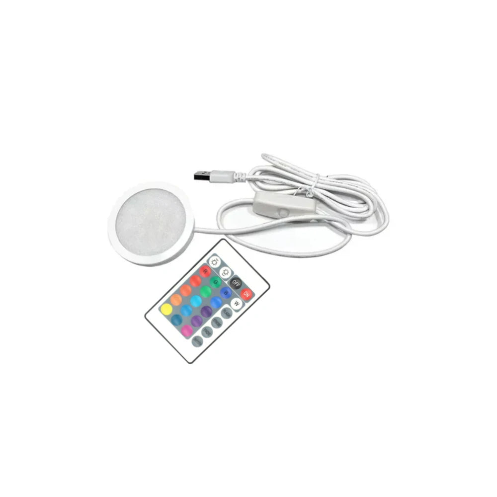 Kit d'éclairage LED RGB USB 5V pour armoire Bambu Lab, télécommande 24 touches, 16 couleurs réglables, pièces et accessoires inclus