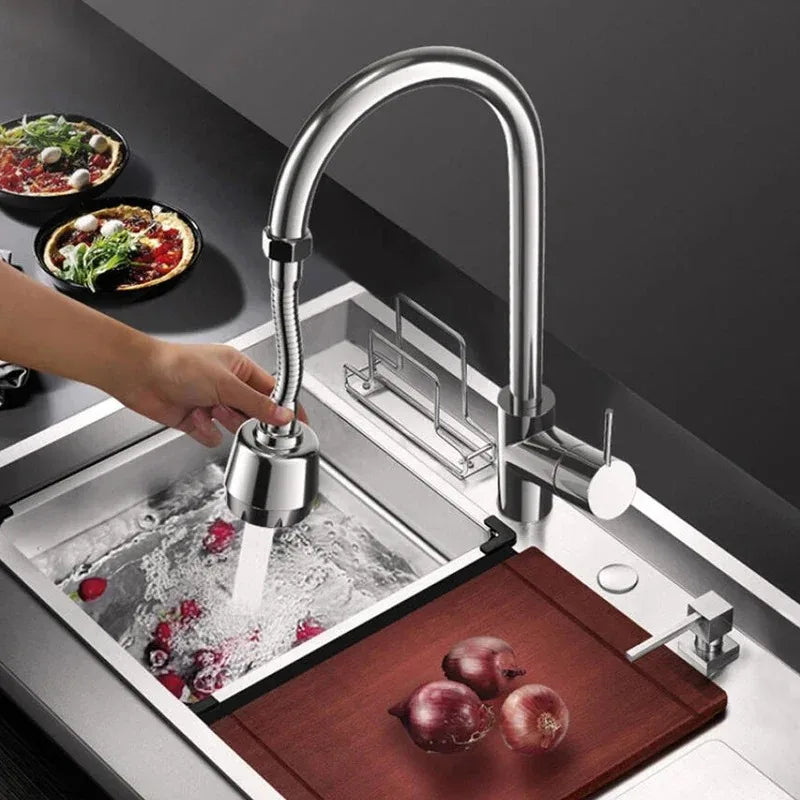 Universal Kitchen Faucet Adapter 2/3 Modes 360 Rotation Water Saving Spray Tap Nozzle with Filter Extenders Kitchen Gadgets