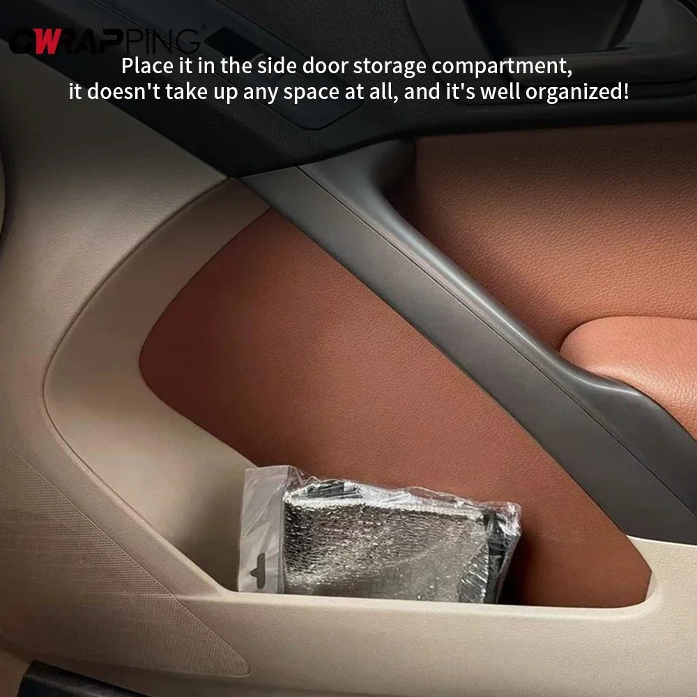 Pare-soleil de voiture, toit ouvrant, volant de voiture, Double isolation thermique, couverture de Protection, accessoires d'intérieur de voiture