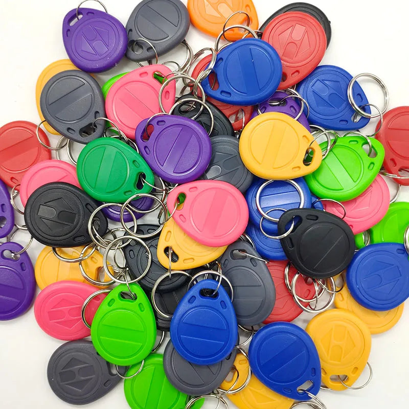 10 pièces EM4305 T5577 125KHz RFID étiquette réinscriptible porte-clés cartes de copie porte-clés inscriptibles écrire des étiquettes pour carte de copie