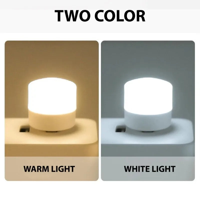 1/10Pcs Mini USB Veilleuse Blanc Chaud Protection Des Yeux Livre Lampe de Lecture Prise USB Ordinateur Mobile Alimentation LED Lampe De Nuit