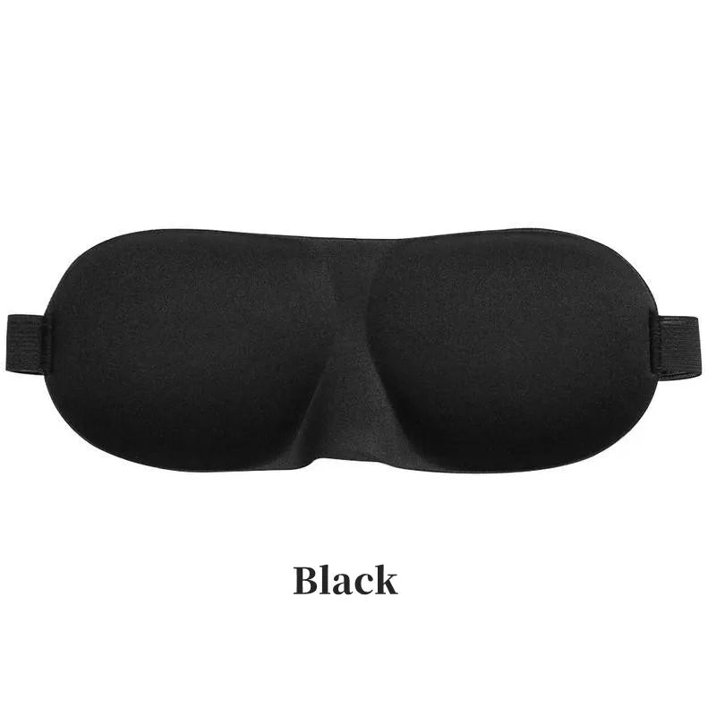 Masque pour les yeux de sommeil 3D, aide au repos de voyage, Patch de couverture pour les yeux, masque de sommeil doux, bandeau pour les yeux, masseur relaxant