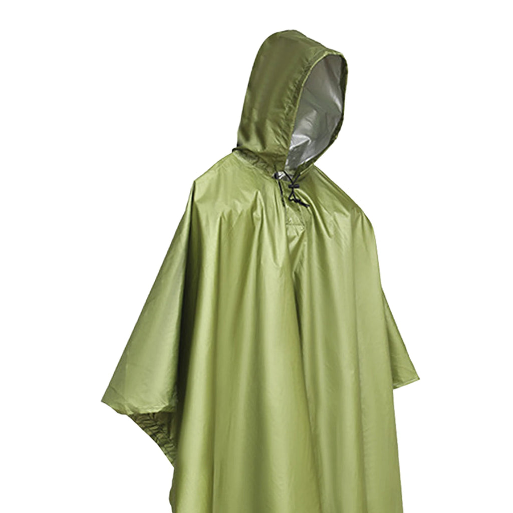 Poncho imperméable réutilisable, bâche légère, abri pour adulte, unisexe, sac à dos multifonctionnel pour la randonnée et les activités de plein air