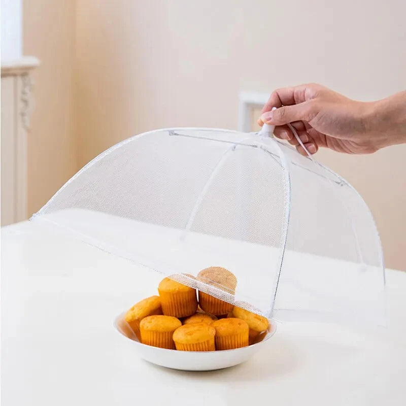 Couverture alimentaire en maille pliable et lavable, couverture anti-mouches pour Tables, protection contre les insectes, couvre-plats, accessoires de rangement de cuisine à domicile