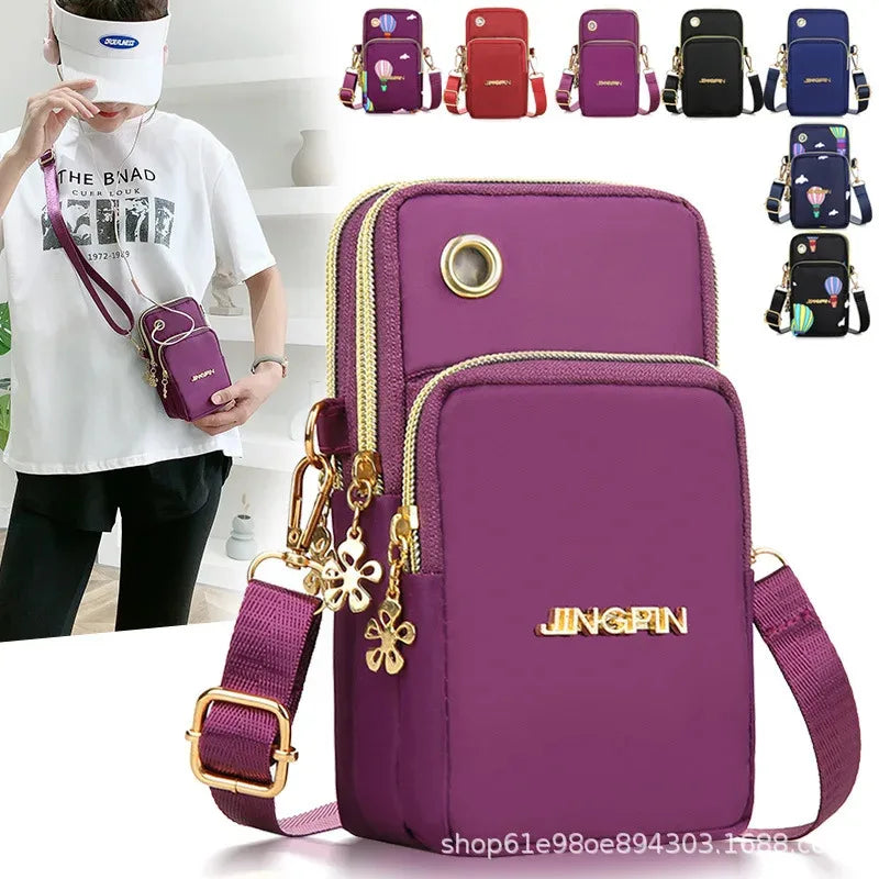 Mini sac incliné pour femmes, sac pour téléphone portable, sac d'argent à la mode pour maman, nouvelle collection 2025