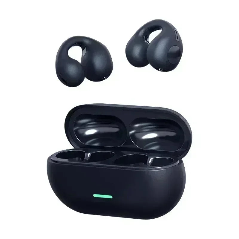 Nouveaux écouteurs sans fil à conduction osseuse T75 d'origine, Bluetooth 5.3, pour le sport, avec un son HiFi et une étanchéité optimale. Casque TWS étanche.