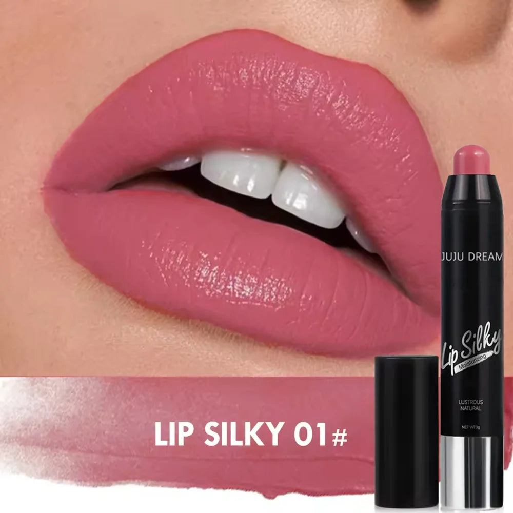 Rouge à lèvres mat en stylo, 4 couleurs, waterproof longue tenue, application facile, ne s'estompe pas, maquillage des lèvres multi-looks, unisexe, sûr et certifié
