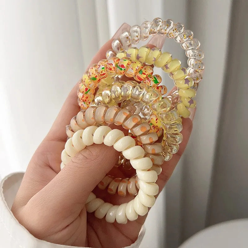 Clearance_200PCS Women Girls Colorful Nylon Elastic Hair Bands Ponytail Hold Small Hair Tie Rubber Bands Scrunchie Hair Accessor