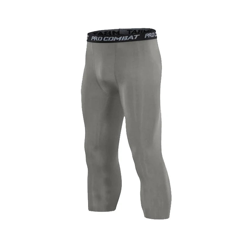 Pantalons de Compression pour hommes, collants, Leggings secs et frais, couche de base de sport, collants de course, Shorts actifs d'entraînement athlétique
