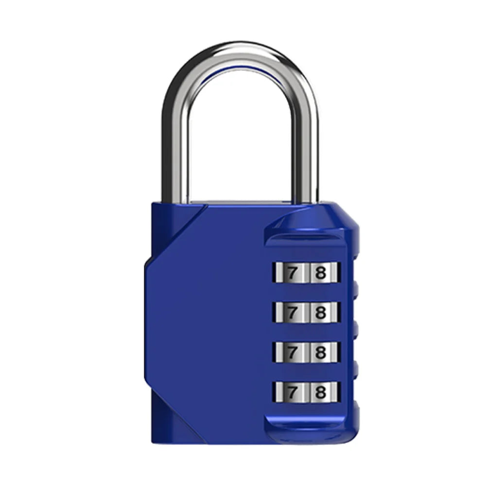 Cadenas de voyage antivol pour sac à dos, petit cadenas à combinaison réinitialisable à 3 ou 4 chiffres, cadenas à code pour valise, cadenas pour bagages