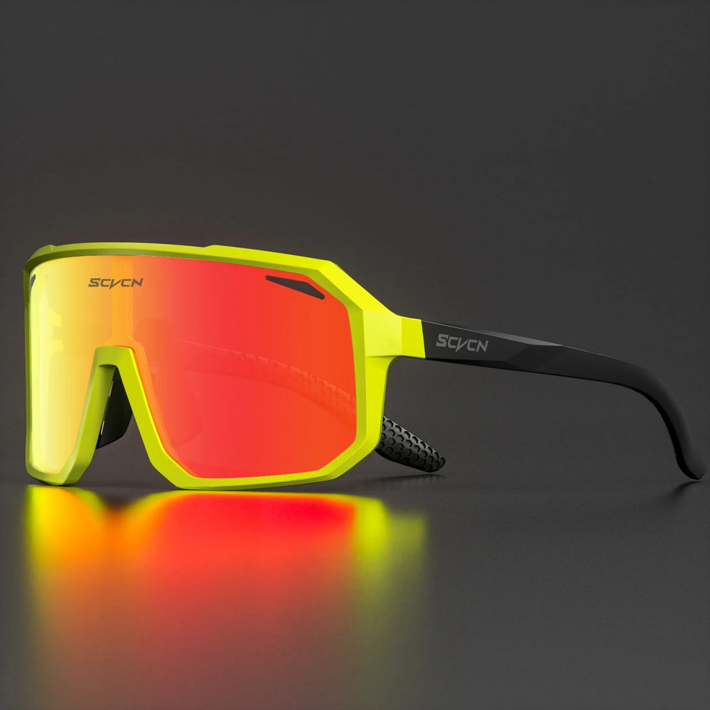 SCVCN nouvelles lunettes de cyclisme en plein air vélo lunettes de soleil hommes UV400 lunettes sport vtt lunettes équitation randonnée lunettes de soleil