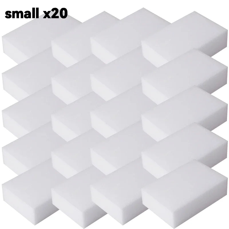 Lot de 5 ou 50 éponges magiques en mélamine, nettoyantes et ultra-absorbantes, pour la cuisine et la salle de bain, outils de nettoyage et produits ménagers