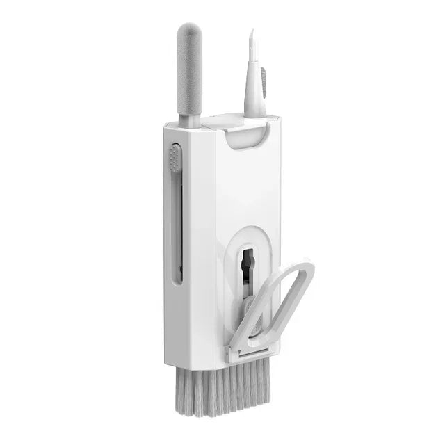 Kit de nettoyage 8 en 1 : brosse pour clavier d'ordinateur, stylo de nettoyage pour écouteurs, outils de nettoyage pour casque, tablette et téléphone, extracteur de touches