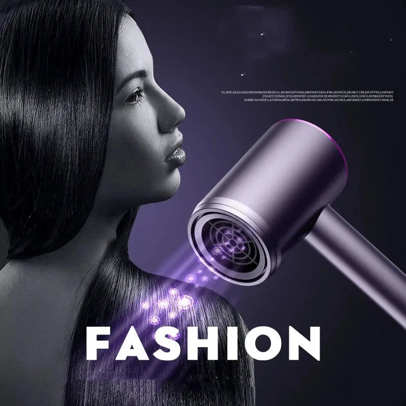 Sèche-cheveux professionnel portable avec protection ionique et thermique, idéal pour la maison, l'hôtel et les voyages. Usage domestique et hôtelier