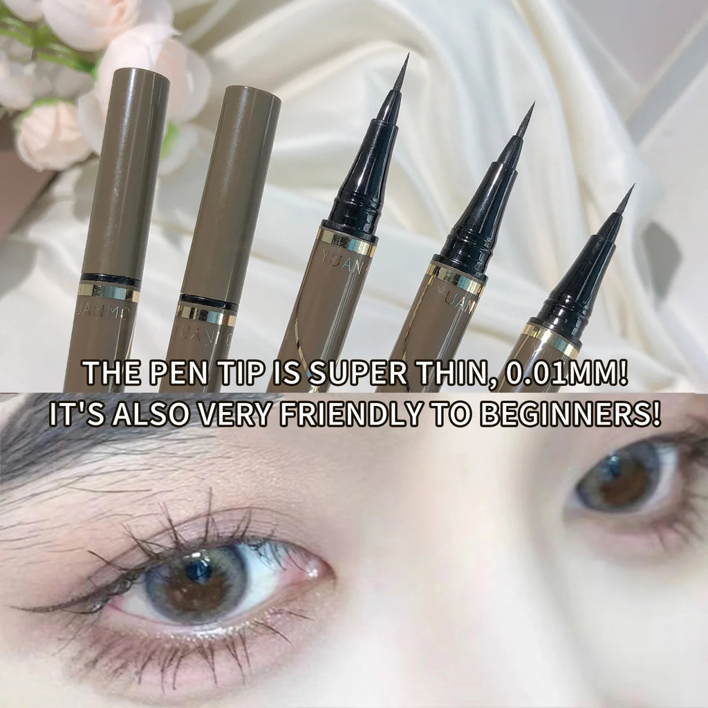 Stylo eyeliner gel fin – Texture lisse et waterproof, sans bavure, haute pigmentation, application facile, multicolore, maquillage des yeux longue tenue