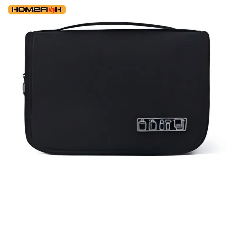 Sac de rangement de fournitures de lavage de grande capacité, sac à main de rangement de voyage multifonction, sac de maquillage Portable, sacs suspendus imperméables
