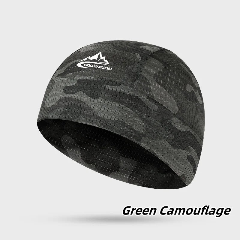Bonnet rafraîchissant doublé de casque, respirant et évacuant la transpiration, idéal pour le cyclisme, la course à pied et la randonnée. Confortable et à séchage rapide