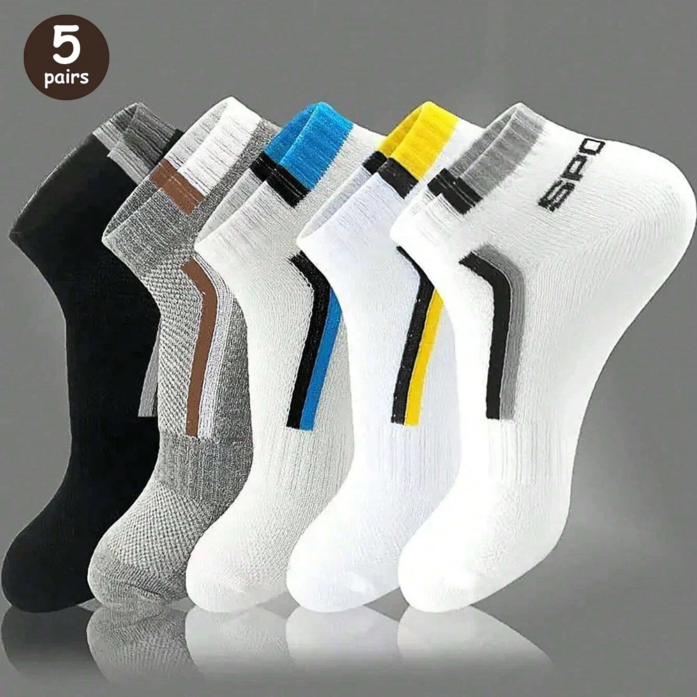6/12 paires chaussettes basses colorées pour hommes mode confortable automne classique noir chaussette d'affaires chaussettes courtes pour hommes de haute qualité