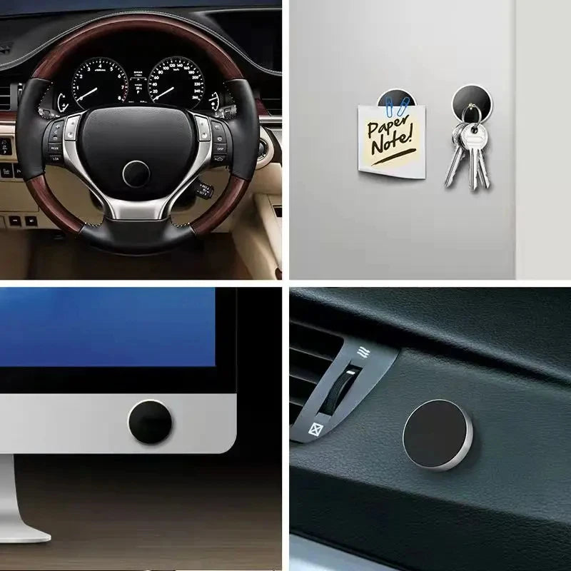 Support magnétique de téléphone de voiture support de téléphone de voiture universel pour iPhone Xiaomi Huawei Samsung tableau de bord mural autocollant magnétique de voiture