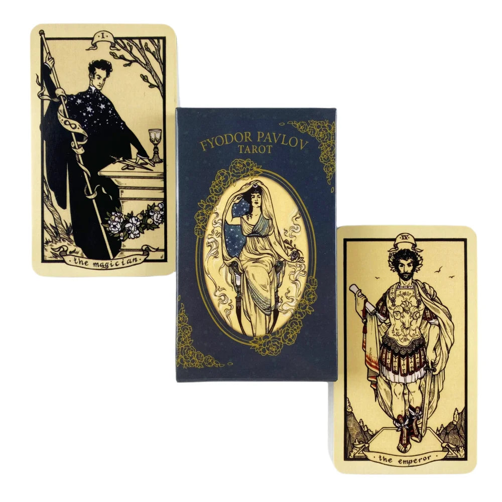 Cartes de Tarot de Fyodor Pavlov, un jeu de 78 cartes, oracle, visions anglaises, édition divinatoire, jeux de société