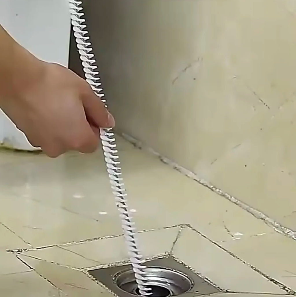 Déboucheur de canalisations, nettoyeur de cheveux, brosse de nettoyage pour évier et réfrigérateur, outil de débouchage de canalisations