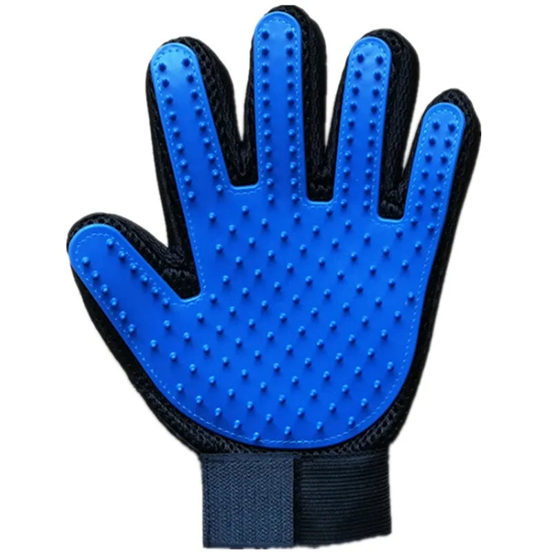 Pet Glove Cat Grooming Glove Cat Hair Deshedding Brush Gloves Dog Comb for Cats Bath Hair Remover Clean Massage Brush For Animal